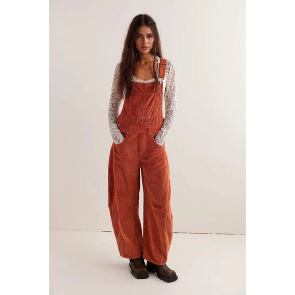 Free People Pants - Free People We The Free Ziggy Corduroy Overall